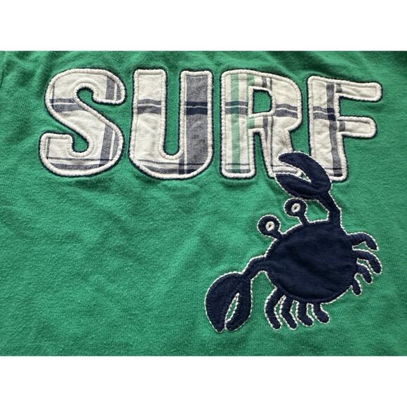 Gymboree Boys 18-24M Green Surf T-Shirt VGUC Beach Summer Graphic Tee - Picture 2 of 4